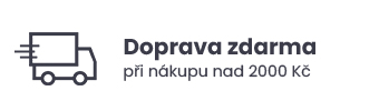 Doprava zdarma při nákupu nad 2000 Kč
