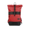RÁFEK Rolltop Zipper Pocket red/leather