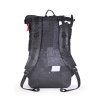 RÁFEK Rolltop Zipper Pocket asphalt/white
