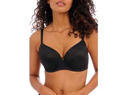 1200x1680 pdp widescreen AA400933 NOR primary Freya Lingerie Snapshot Noir Underwired Moulded Demi T Shirt Bra