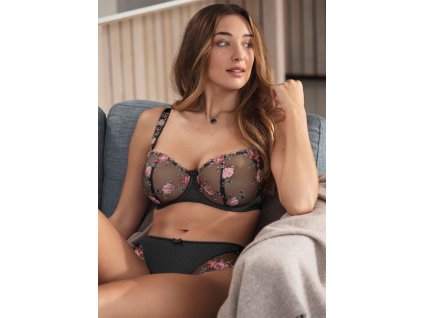 1200x1680 pdp widescreen FL102207 CHO cons Fantasie Lingerie Adrienne Charcoal Bloom UW Balconette Bra