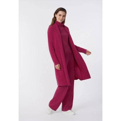 Marc André Paris W24 00ch0301 kašmírový kardigan fuchiová