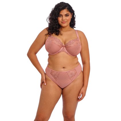 Elomi Lingerie Teagan Ash Rose Underwired Plunge BraE L302602ASE