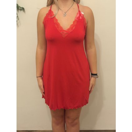 Follia Intimo Marlene noční košilka , červená