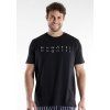 Bugatti 54069 pánské tričko černé bavlněné