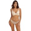 Lace Perfection UW Plunge Push Up Bra 03 WE135003 gardenia