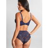 Panache 10765 Allure podprsenka s kosticí, modrá