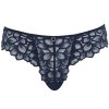 Panache 10762 Allure krajkové kalhotky brazilky modrá 4