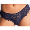 Panache 10762 Allure krajkové kalhotky brazilky modrá 1
