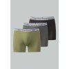 BALDESSARRINI 90067 boxerky s prodlouženou nohavičkou, 3ks v balení, zelená, šedá