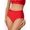 Marc André SP2605 Y 322 update zipper dvoudílné plavky bez kostic, červená