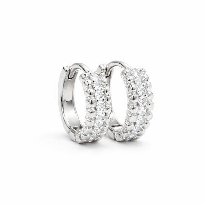 Stříbrné náušnice se zirkony