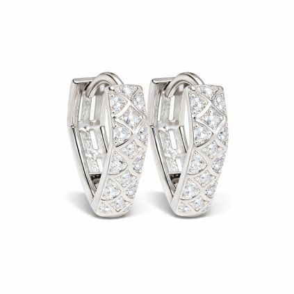 Stříbrné náušnice se zirkony