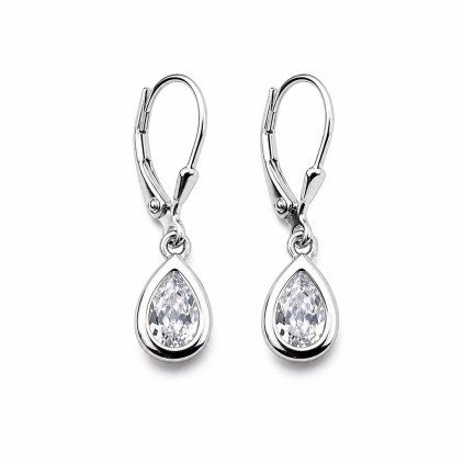 Stříbrné náušnice se zirkony