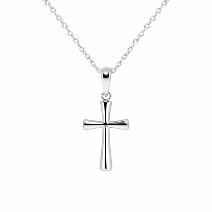 Stříbrný přívěsek křížek
