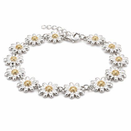 Stříbrný náramek Daisy Delight