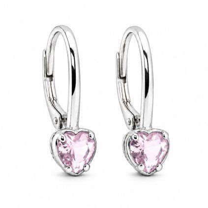 Elegantní stříbrné náušnice Roseheart
