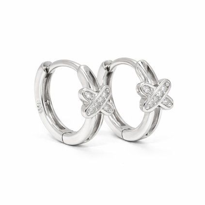 Stříbrné náušnice se zirkony