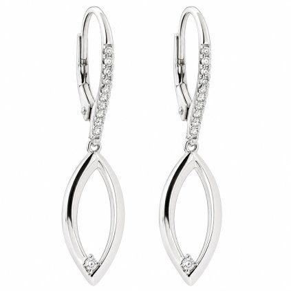 Stříbrné náušnice se zirkony