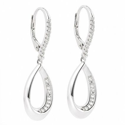Stříbrné náušnice se zirkony