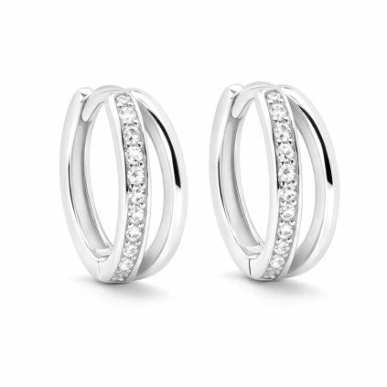 Stříbrné náušnice se zirkony