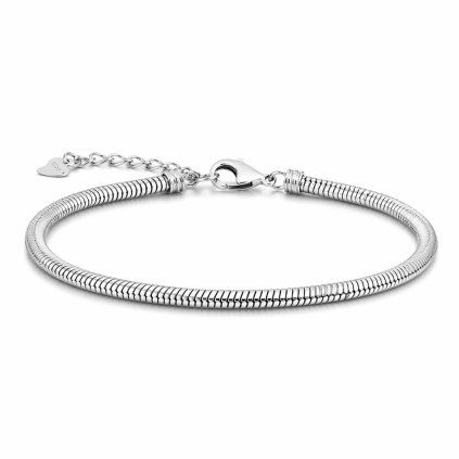 Stříbrný náramek Silver Snake