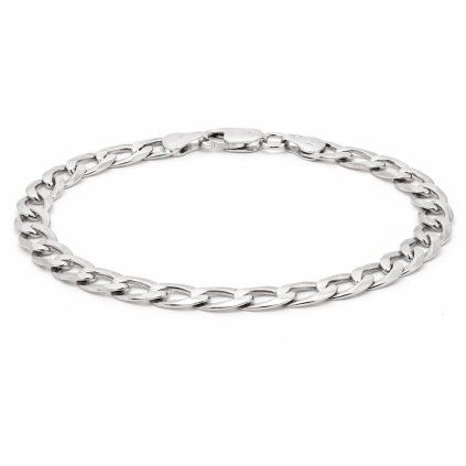 Stříbrný náramek Panzer Strong