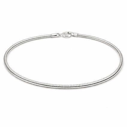 Stříbrný náramek Snake