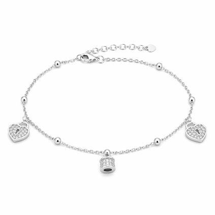 Stříbrný náramek Silver Affection (Velikost 18 cm + 2 cm)