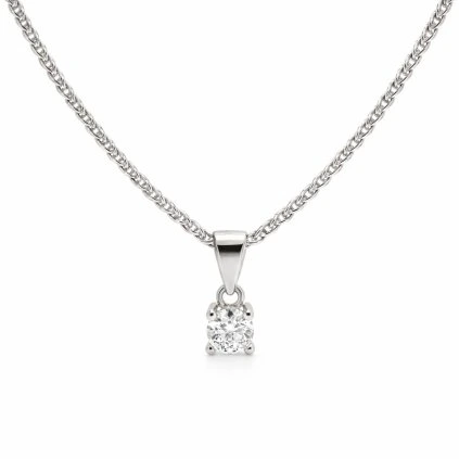 Stříbrný přívěsek se zirkonem