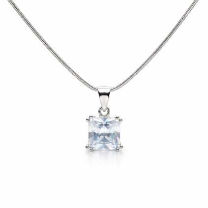 Stříbrný přívěsek se zirkonem