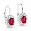 2342 3 stribrne drobne nausnice ruby bliss