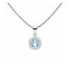 2966 1 stribrny privesek blue azzurina