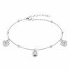 Stříbrný náramek Silver Affection (Velikost 18 cm + 2 cm)