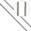 Stříbrný řetízek Real Snake 1,5mm (Velikost 38 cm)