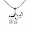 Stříbrný přívěsek slon se zirkonem