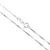 Stříbrný řetízek Venezie 0,9 mm (Velikost 38 cm)