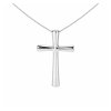 Stříbrný křížek s přímým zavěšením