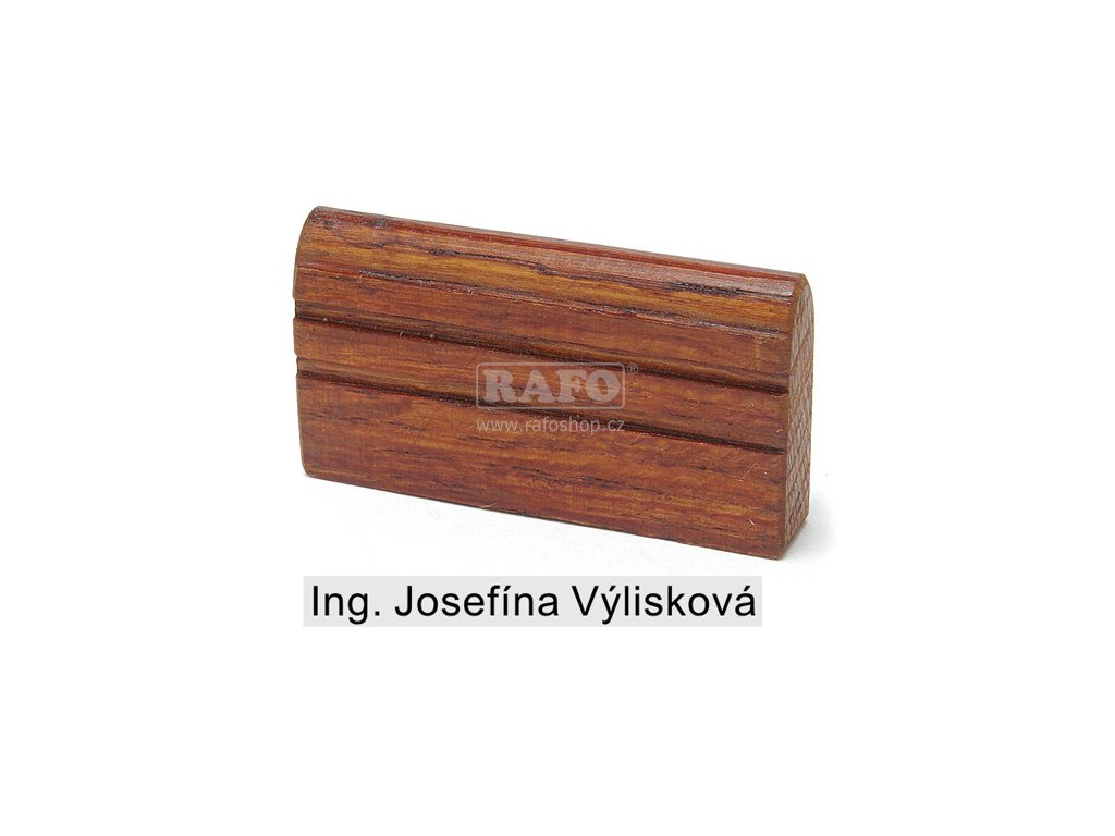 Razítko dřevěné - lišta, 1 řádek, 6 cm