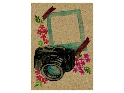 Přání BeBechy A6, kraft - Foto