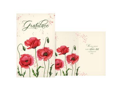 Přání MFP srdečné - Vlčí máky