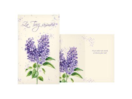 Přání MFP srdečné - Šeříky