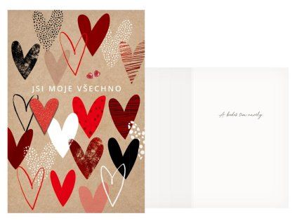 Přání MFP srdečné - Jsi moje všechno