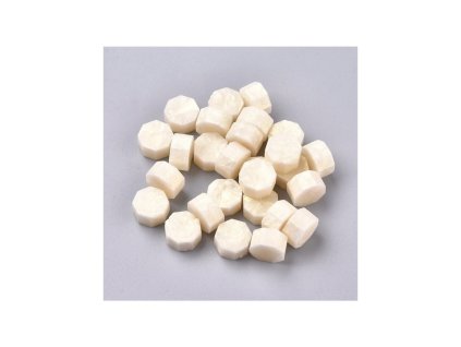 Pečetní vosk (granule), béžový, 40 ks