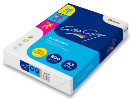 Color copy, papír bílý, A3, 200g, 250 l.