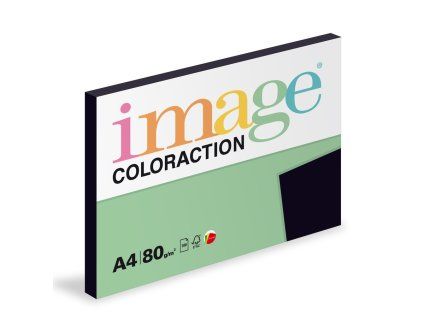 Barevný papír A4 černá, 80g/m2, 100 listů