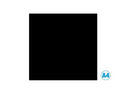 Karton barevný A4 černý, 300g