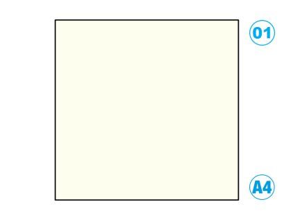 Karton barevný A4 perlově bílý, 300g