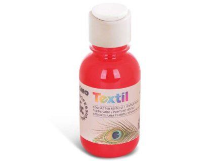 Barva na textil Primo červená, 125 ml