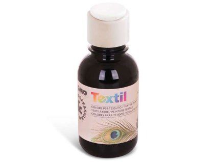 Barva na textil Primo černá, 125 ml